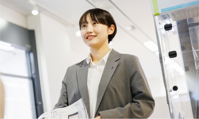 <p>ときには設計段階から関われて<br />成果が目に見えるやりがいが<br class=