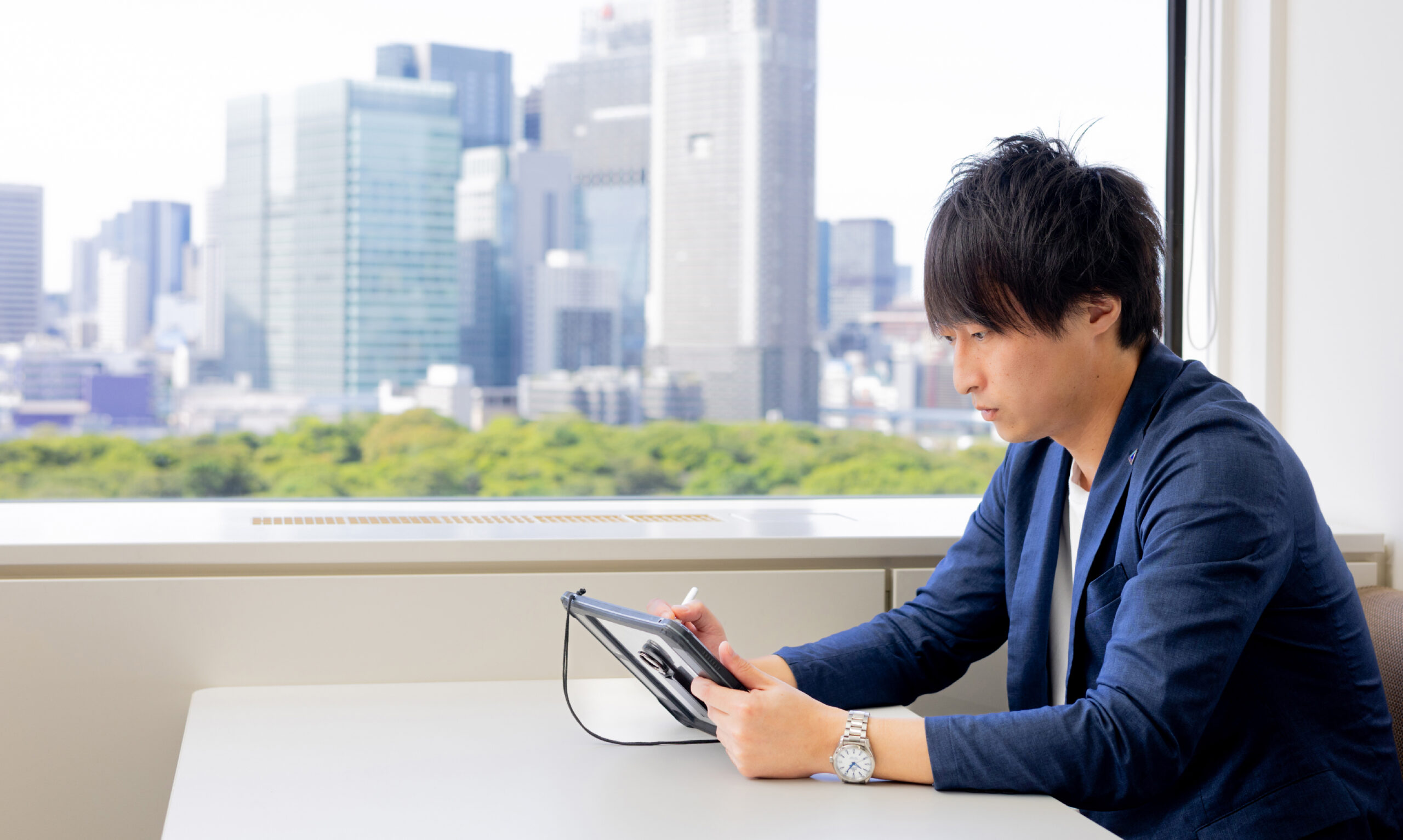 <p>やりがいと安定性を求めて<br class=